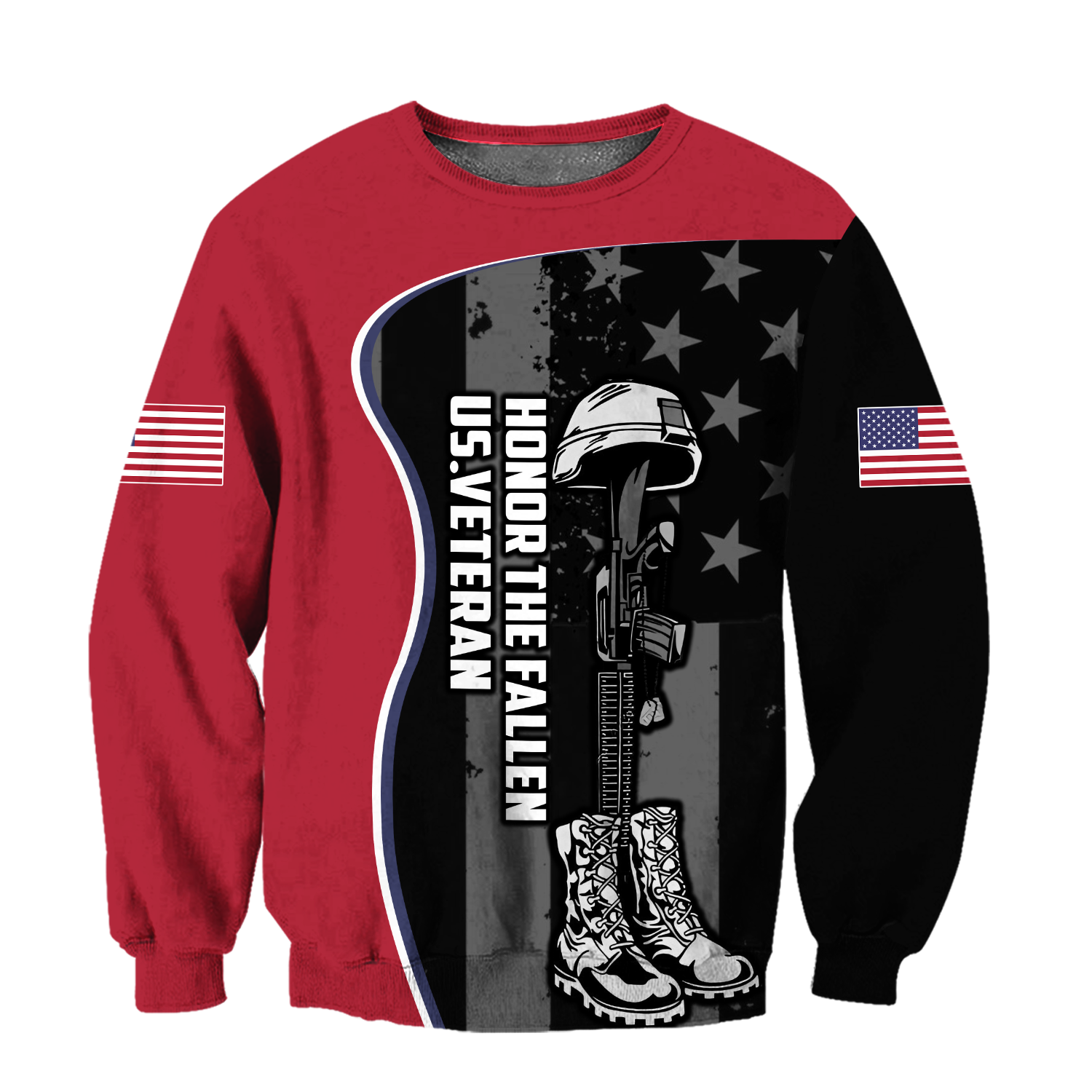 US Veteran Honor The Fallen 3D All Over Printed Shirts For Men and Women TA09152005