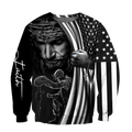 US Veteran One Nation Under God 3D All Over Printed Shirts TA09162002