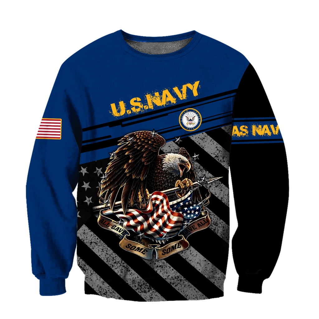 US Navy US Veteran 3D All Over Printed Shirts MH211020