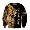 Custom Name June King Lion  3D All Over Printed Unisex Shirts