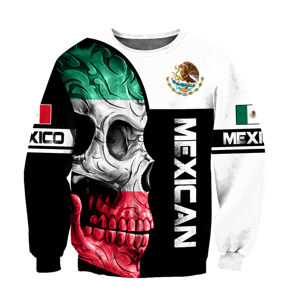Mexican Skull 3D All Over Printed Shirts For Men and Women DQB10102001