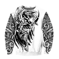 Love Viking tattoos 3D all over printed for man and women-Apparel-PL8386-Sweatshirt-S-Vibe Cosy™