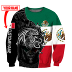 Custom Name Mexican Aztec 3D All Over Printed Shirts For Men and Women DQB06272005S