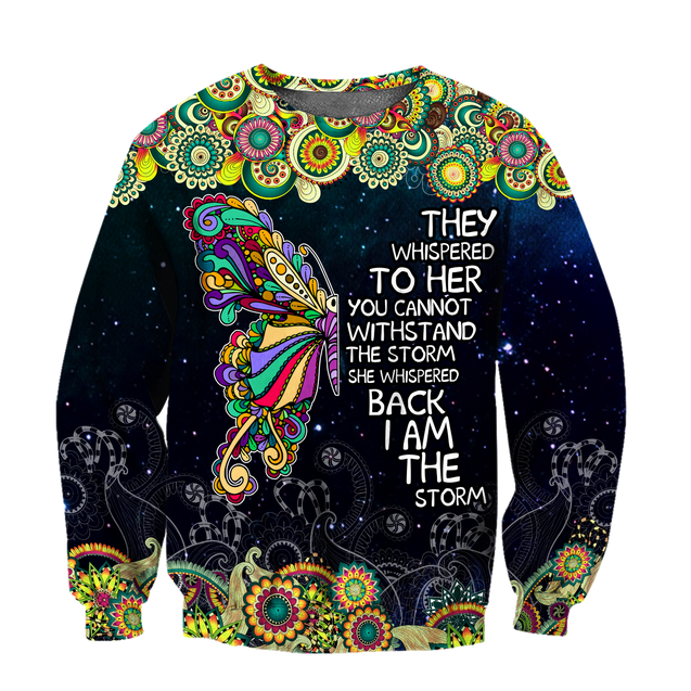 I Am The Storm-Butterfly Combo 3D All Over Print Shirts DQB08032007S