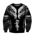 Awesome Eagle Tattoo Hoodie 3D All Over Printed Shirts For Men HHT01092001-LAM