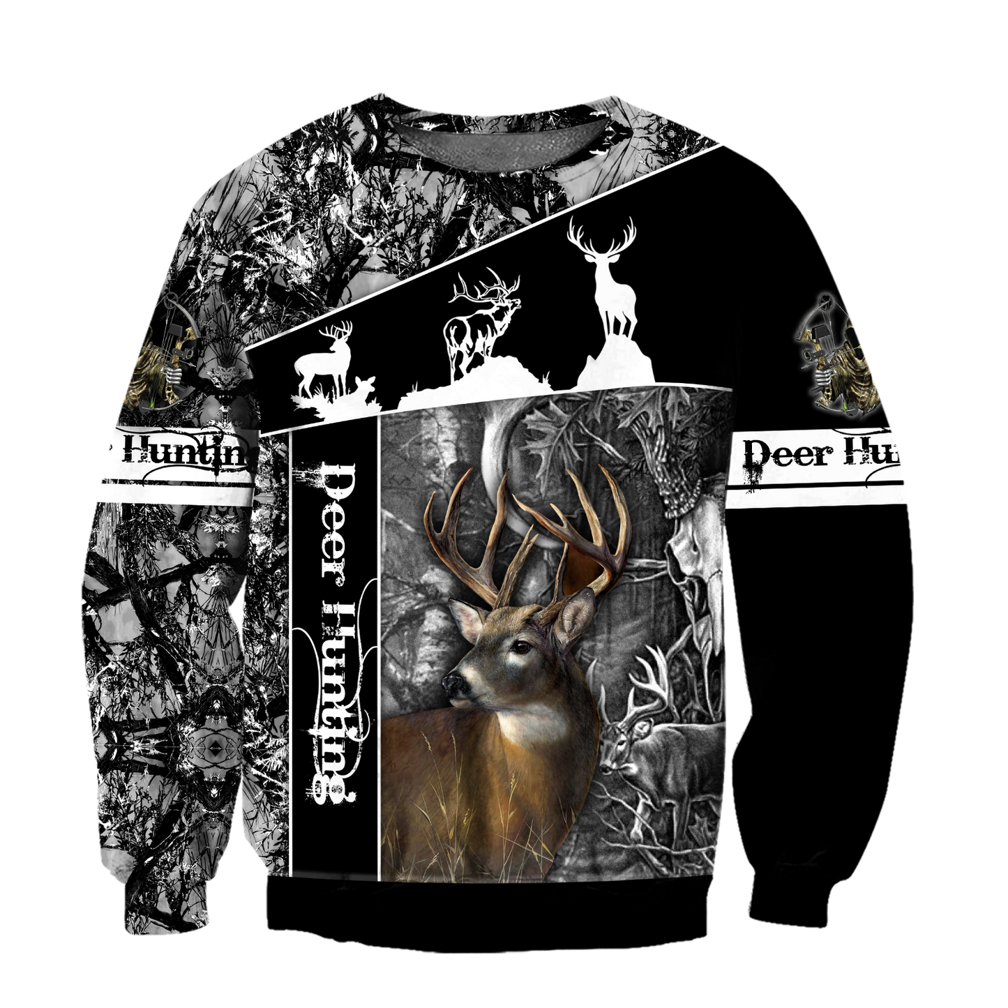 Huntaholic - Deer Hunting 3D All Over Printed Shirts For Men And Woman