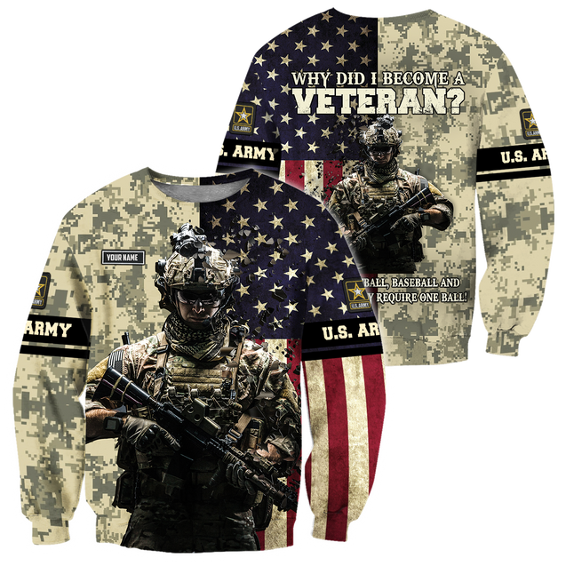 US Army Veteran 3D All Over Printed Shirts For Men and Women DQB16102001ST