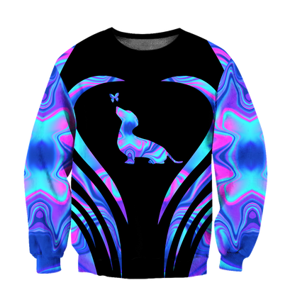 Premium Dachshund Dog America Hologram Unisex Shirts DL20302004