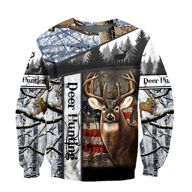 Deer Hunting 3D All Over Printed Shirts