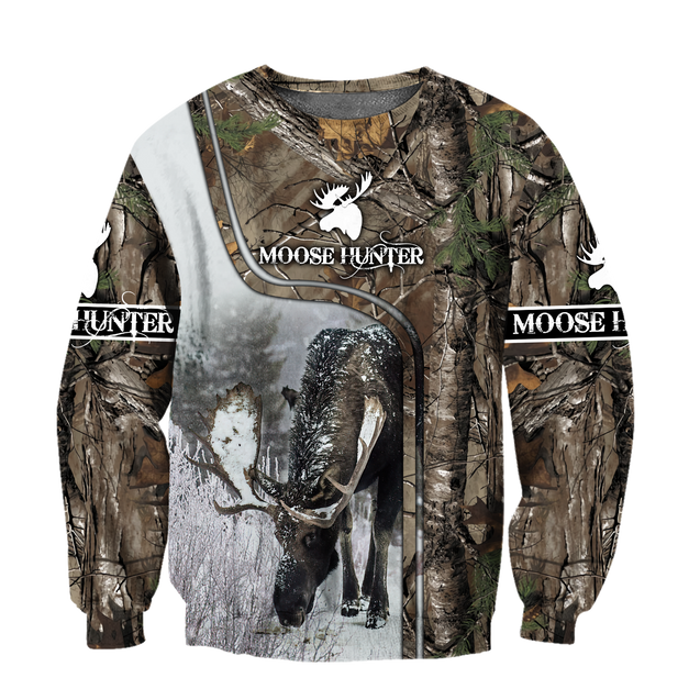 Pheasant Hunting Camo 3D Over Printed Unisex Deluxe Hoodie ML