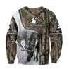 Pheasant Hunting Camo 3D Over Printed Unisex Deluxe Hoodie ML