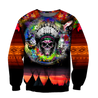 Love Skull native 3D all over printed for man and women QB06082002-Apparel-PL8386-Sweatshirt-S-Vibe Cosy™