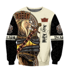 July Black King Lion  3D All Over Printed Unisex Shirts