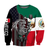 Mexican Aztec & Coat Of Arms 3D All Over Printed Hoodie Shirt Limited by SUN QB06232007