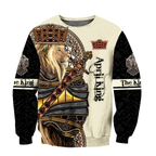 April Black King Lion  3D All Over Printed  Unisex Shirts