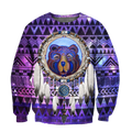 Bear Native American 3D All Over Printed Unisex Shirts