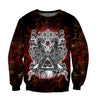 Gothic coat of arms with skull and angels 3D all over printed for men and women MH1508203