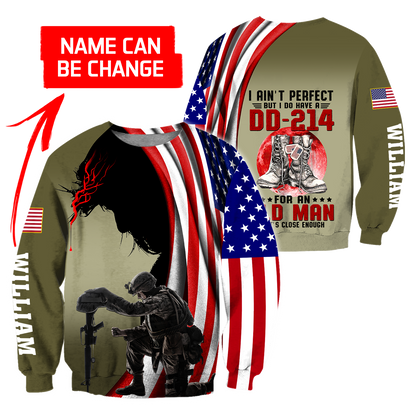 US Veteran I Do Have A DD-214 3D All Over Printed Shirts MH1310203