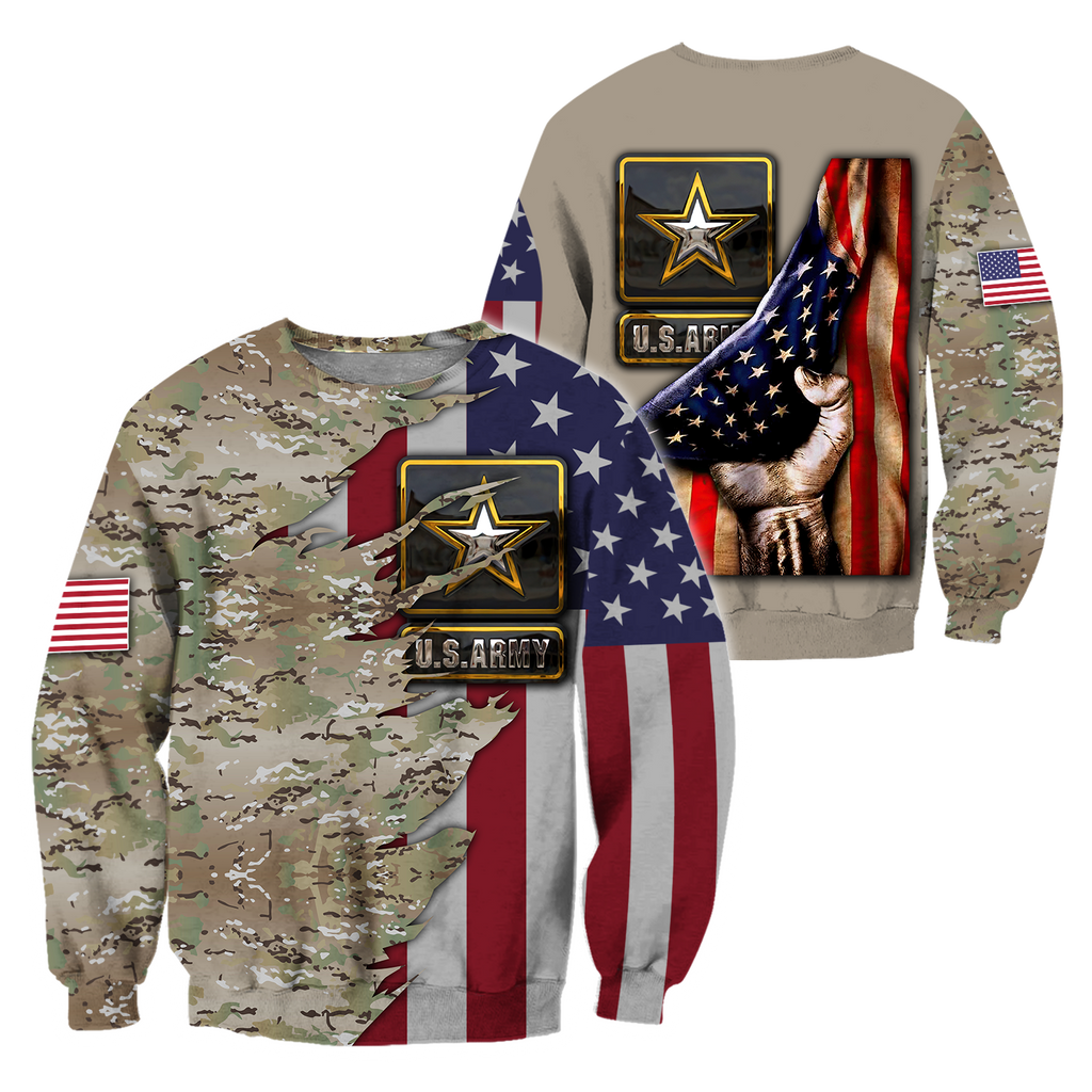 US Army 3D All Over Printed Shirts  MH1210201