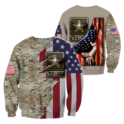 US Army 3D All Over Printed Shirts  MH1210201