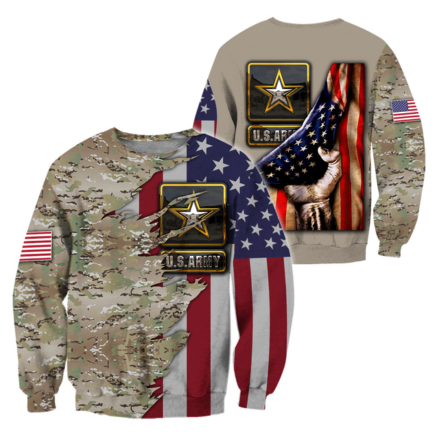 US Army 3D All Over Printed Shirts  MH1210201