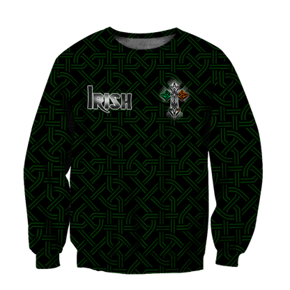 Irish St.Patrick day 3d hoodie shirt for men and women MH3010203S