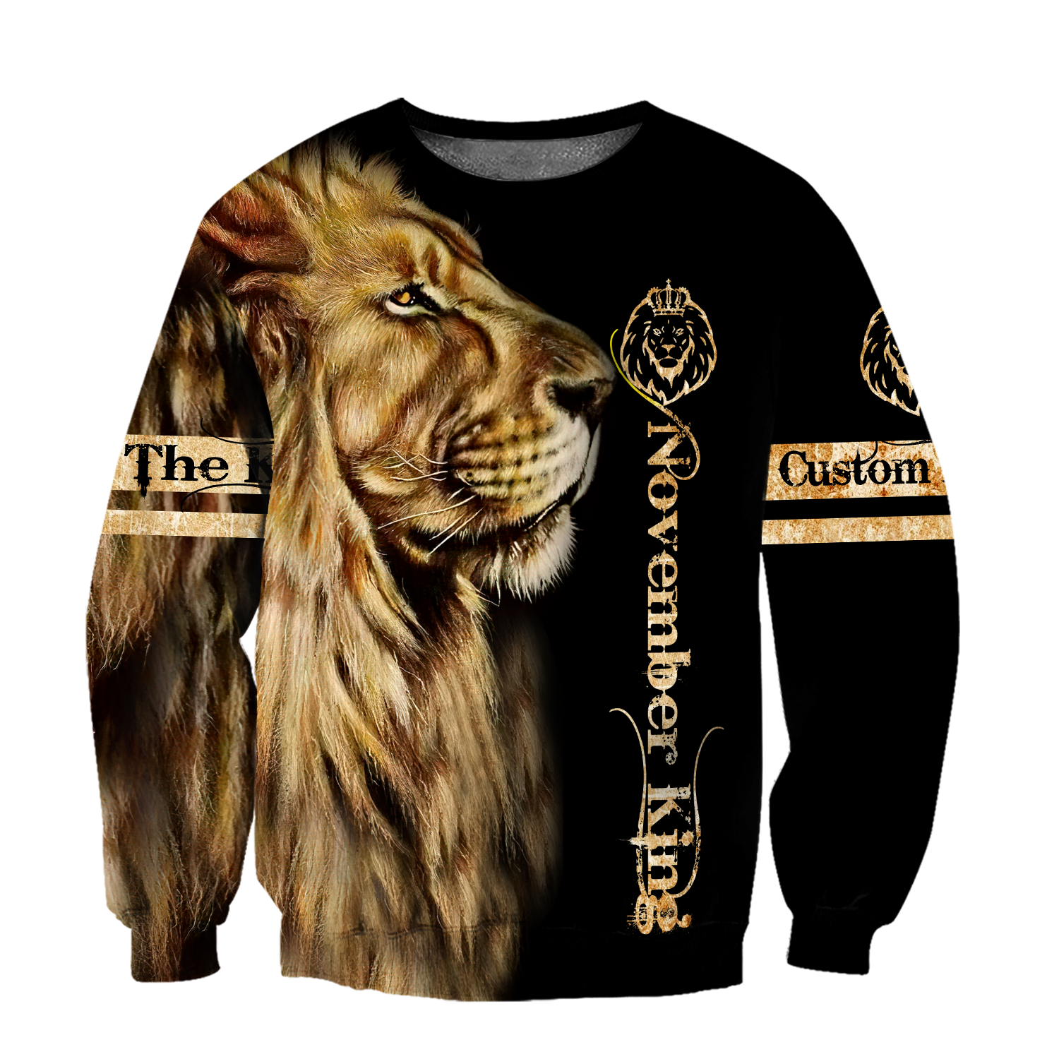 Custom Name November King 3D All Over Printed Unisex Shirts