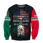 American Grown With Mexican Roots 3D All Over Printed Shirts For Men and Women QB06112003