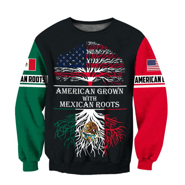 American Grown With Mexican Roots 3D All Over Printed Shirts For Men and Women QB06112003