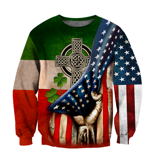 Irish St.Patrick day 3d hoodie shirt for men and women MH0511202