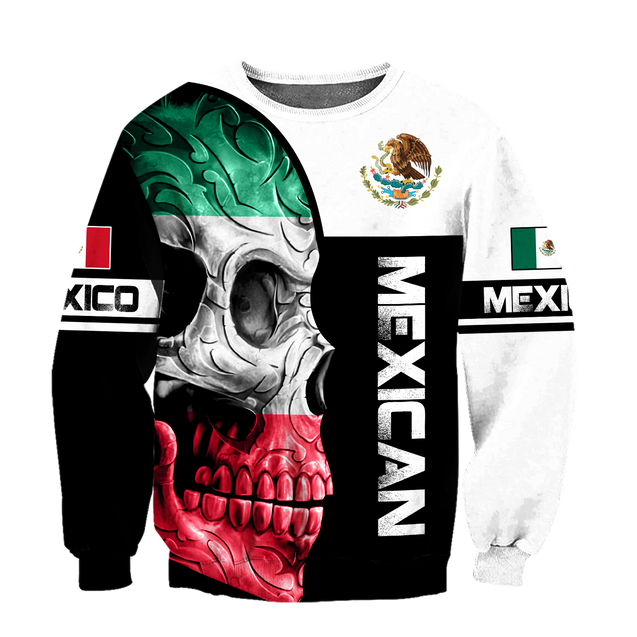 Mexican Skull 3D All Over Printed Unisex Shirts