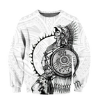 Mexican Aztec Warrior 3D All Over Printed Shirts DQB07162001-Apparel-TA-Sweatshirts-S-Vibe Cosy™