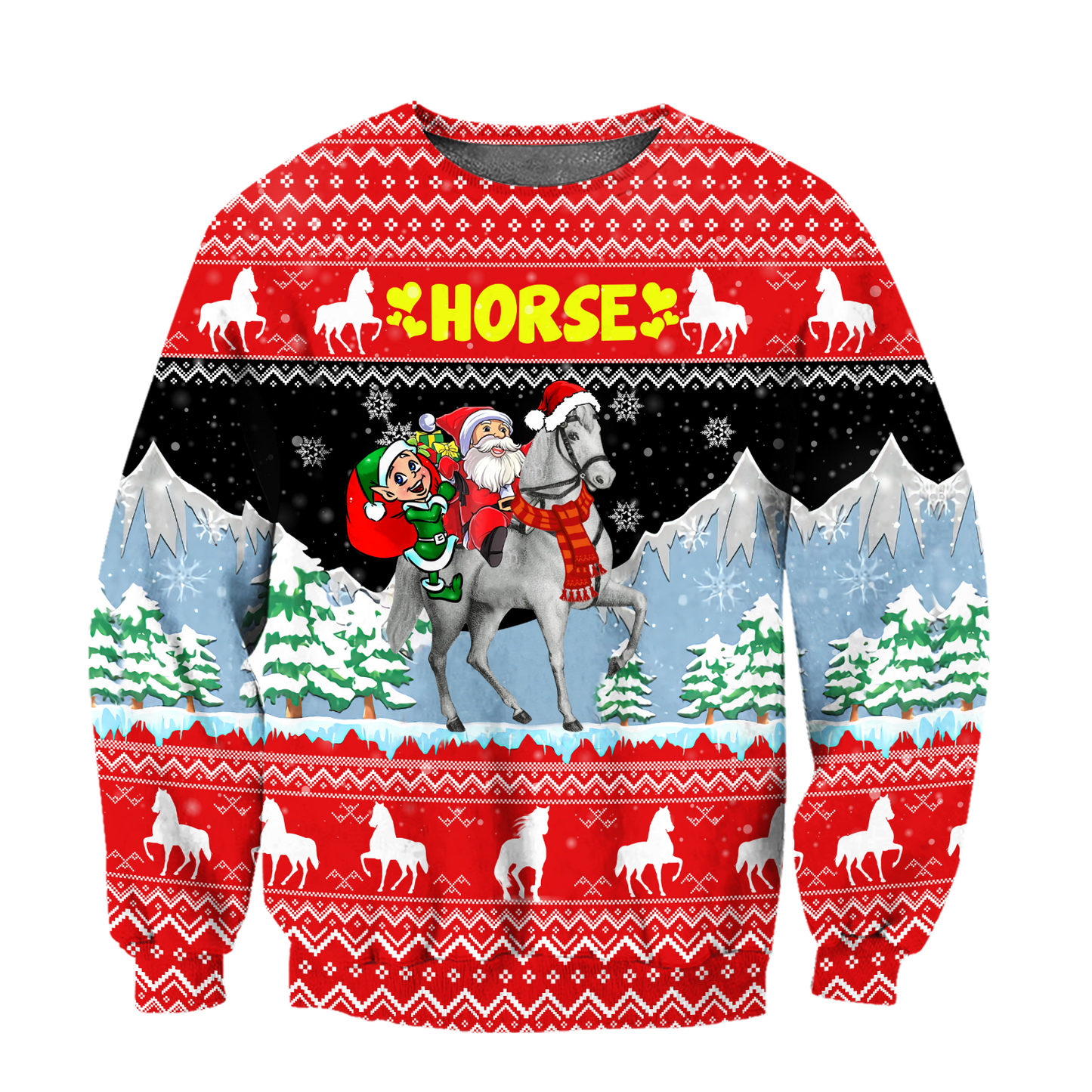 Horse Christmas 3D Shirt For Men And Women HHT16102006