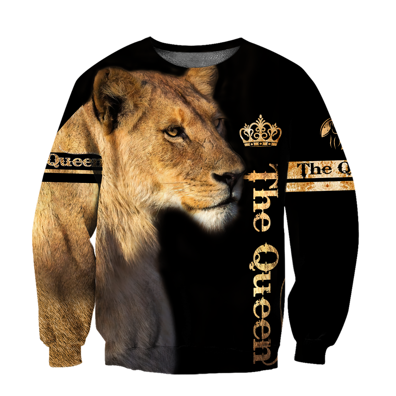 Queen Lion 3D All Over Printed Unisex Shirts
