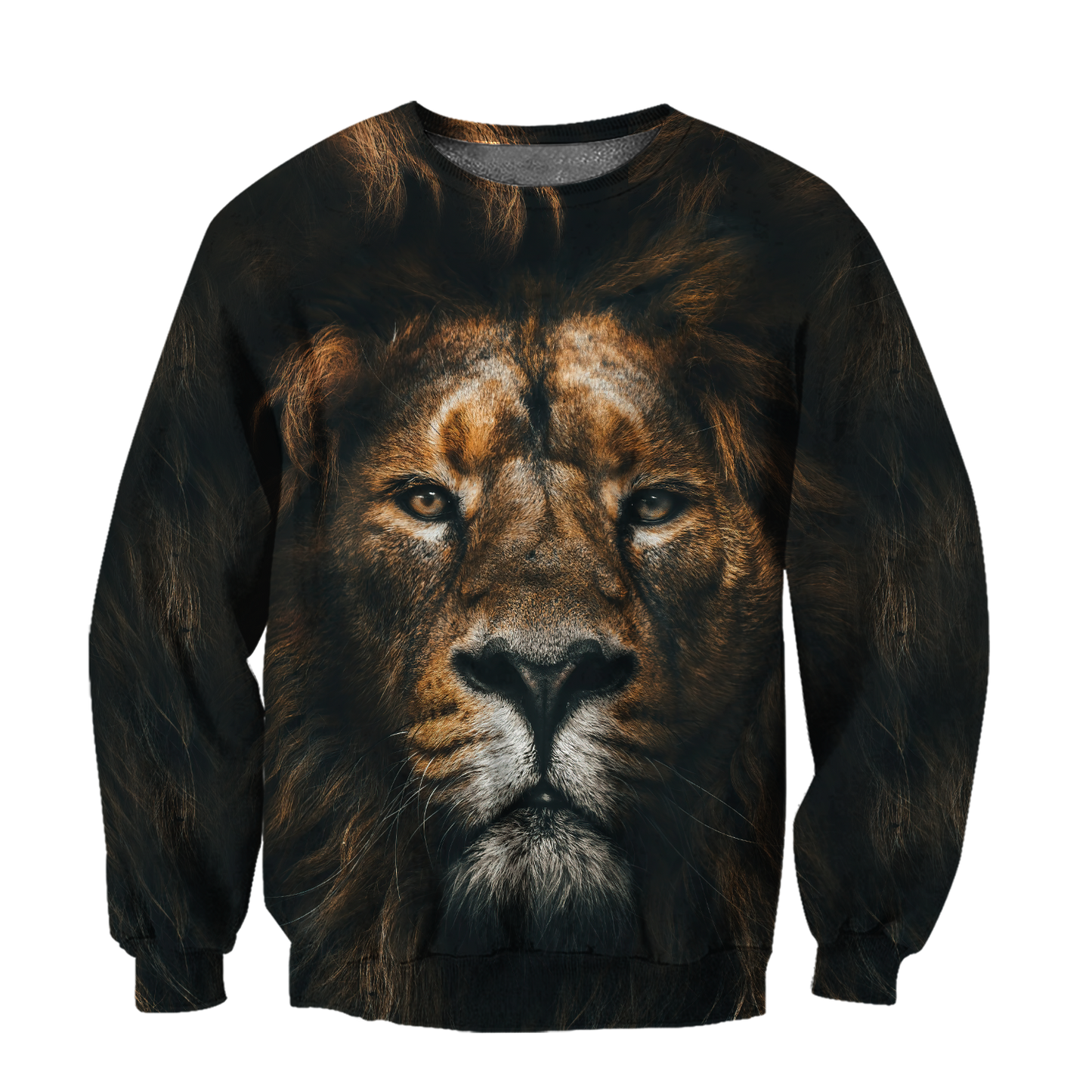 The Silence of Lion Over Printed Hoodie
