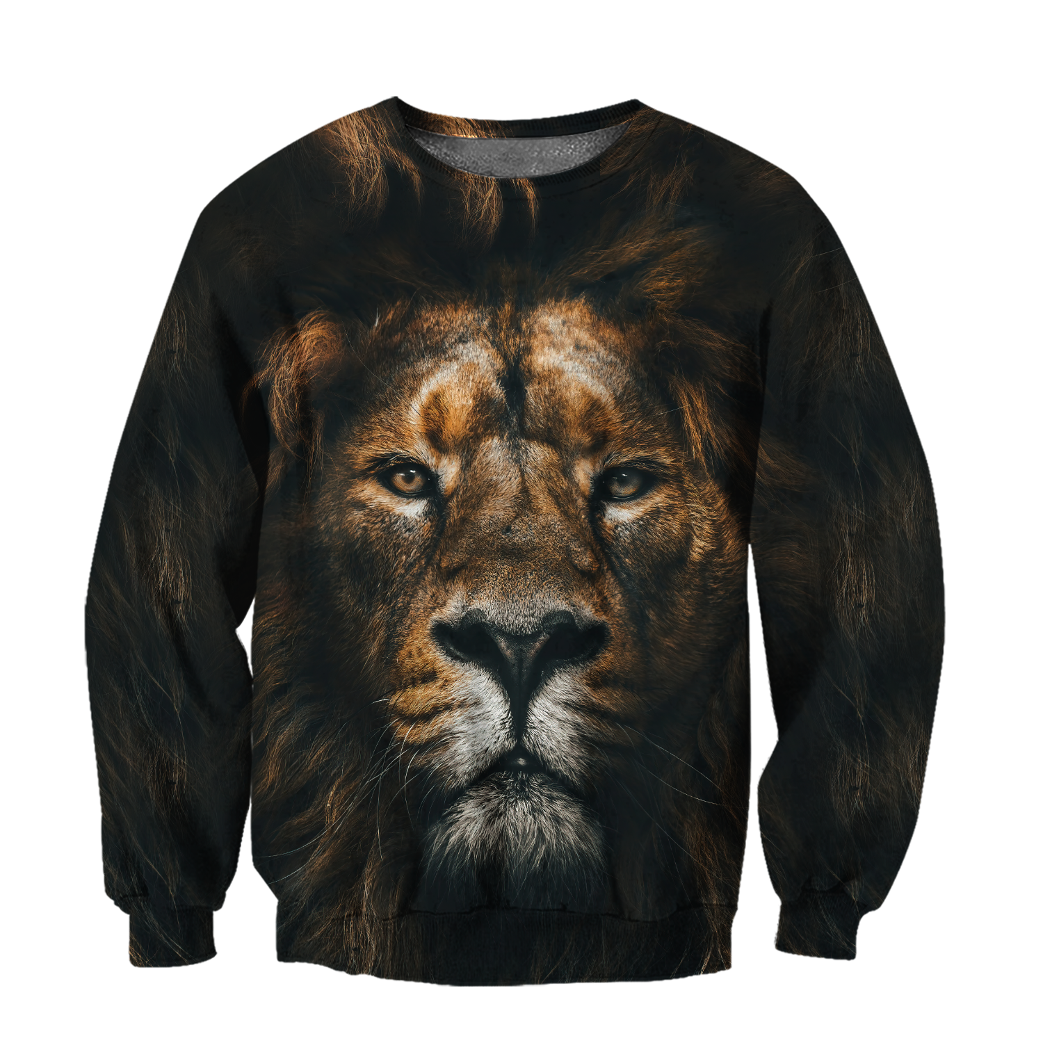 The Silence of Lion Over Printed Hoodie