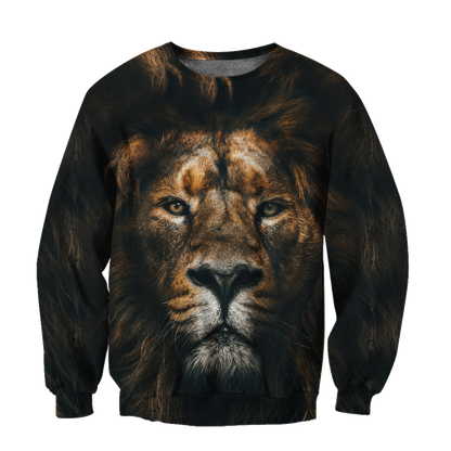 The Silence of Lion Over Printed Hoodie