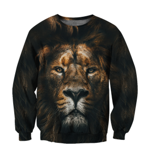 The Silence of Lion Over Printed Hoodie