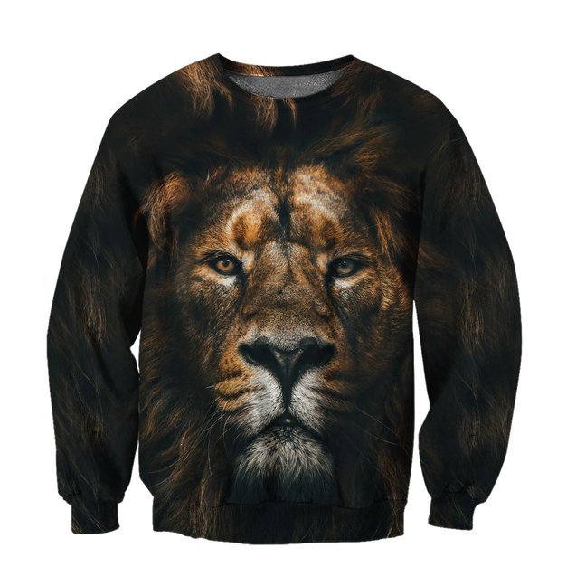 The Silence of Lion Over Printed Hoodie