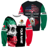 Mexican Skull-American Grown With American Roots 3D All Over Printed Shirts DQB10092003