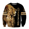 Custom Name September King Lion  3D All Over Printed Unisex Shirts