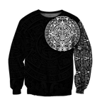 Aztec Mayan Tatoo 3D All Over Printed Shirts For Men and Women DQB07102008S-Apparel-TA-Sweatshirts-S-Vibe Cosy™