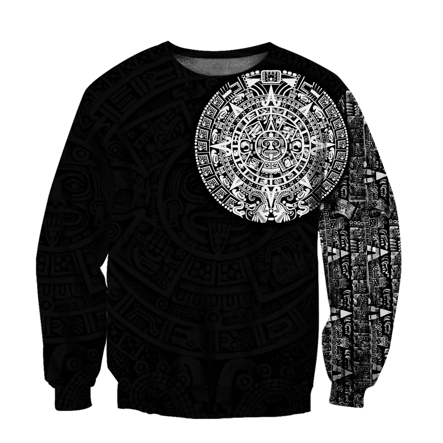 Aztec Mayan Tatoo 3D All Over Printed Shirts For Men and Women DQB07102008S-Apparel-TA-Sweatshirts-S-Vibe Cosy™