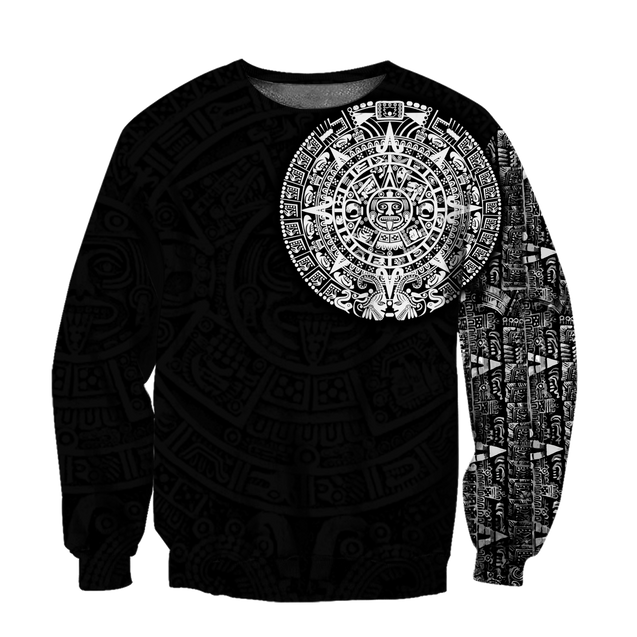 Aztec Mayan Tatoo 3D All Over Printed Shirts For Men and Women DQB07102008S-Apparel-TA-Sweatshirts-S-Vibe Cosy™