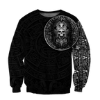 Mexican Aztec Warrior 3D All Over Printed Shirts For Men and Women QB07022001-Apparel-TA-Sweatshirts-S-Vibe Cosy™