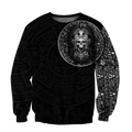 Mexican Aztec Warrior 3D All Over Printed Shirts For Men and Women QB07022001-Apparel-TA-Sweatshirts-S-Vibe Cosy™