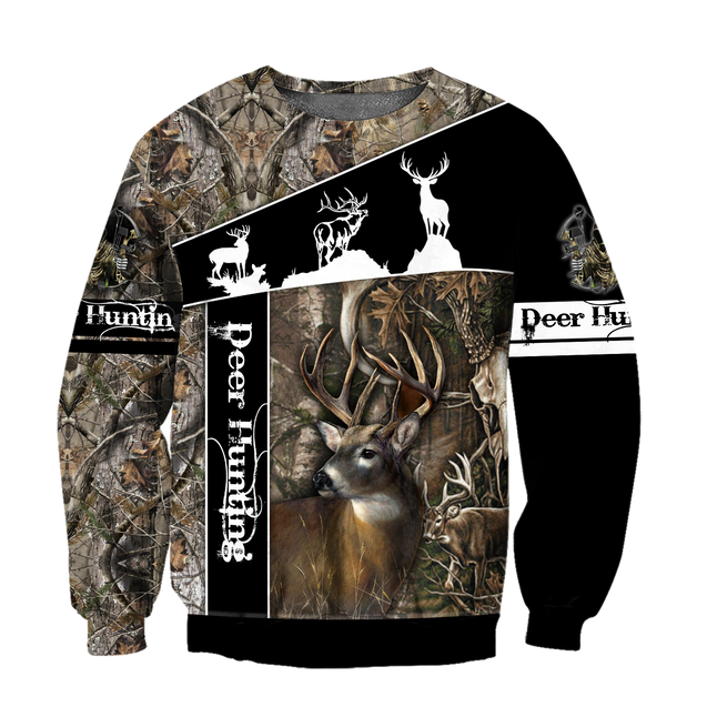 Version 3 Huntaholic - Deer Hunting 3D All Over Printed Shirts For Men And Woman