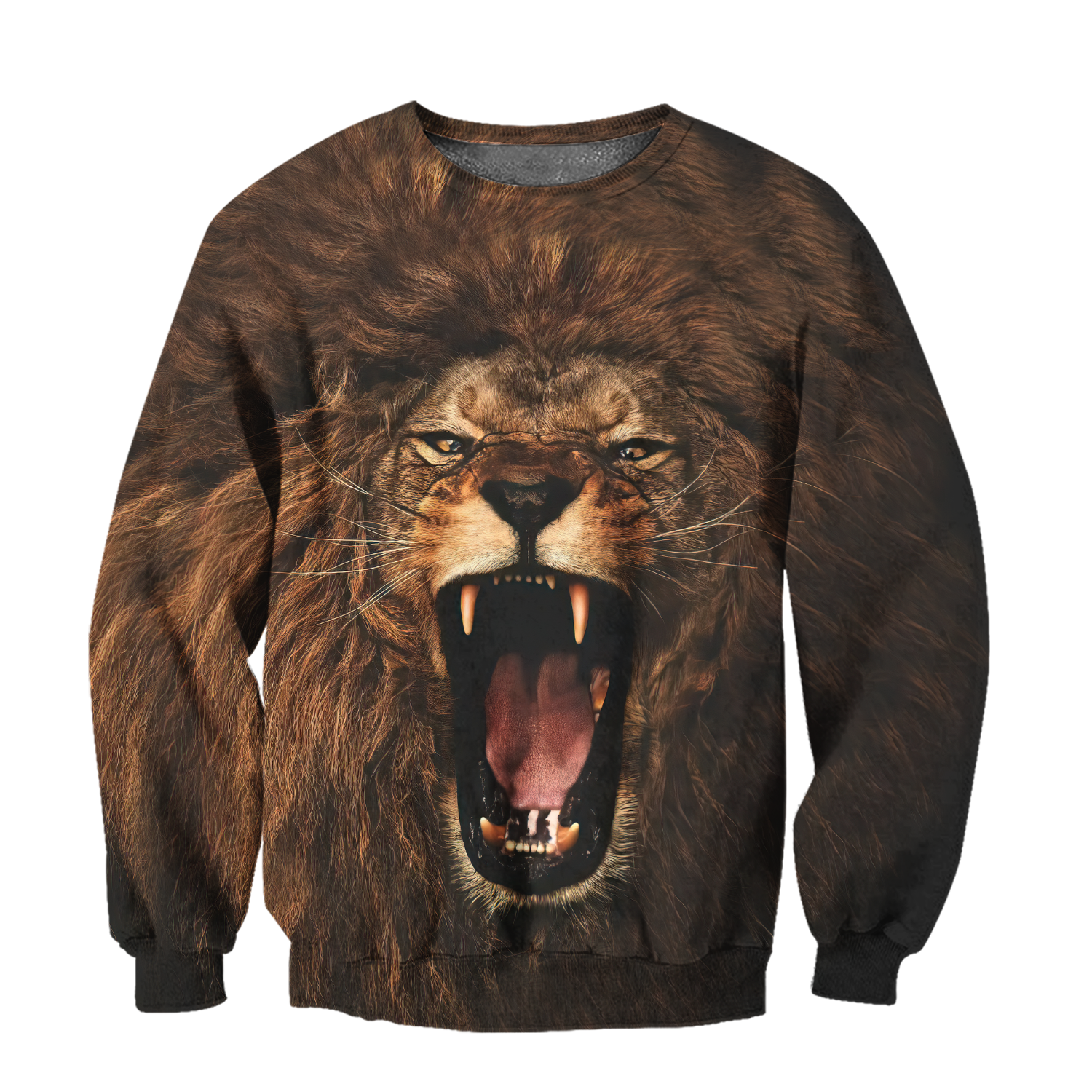 The Alpha King Lion Over Printed Hoodie