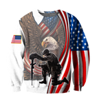 Stand For The Flag Knee For The Fallen 3D All Over Printed Shirts For Men and Women
