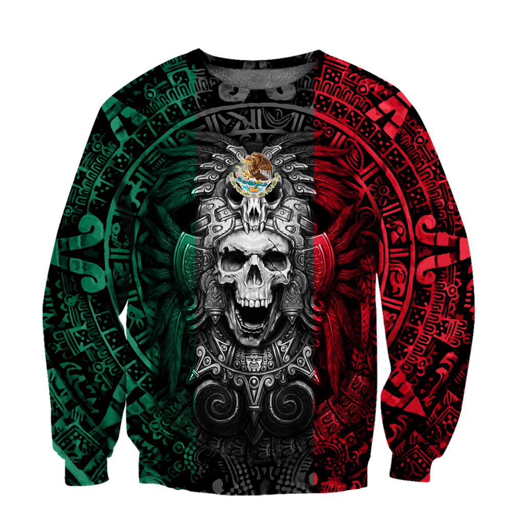Mexican Aztec Warrior 3D All Over Printed Shirts For Men and Women QB07012004